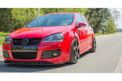 Накладка сплиттер на передний бампер на Volkswagen Golf V GTI 30TH